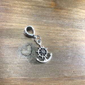 Anchor wheel charm Fits Pandora